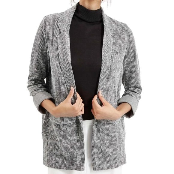 Jackets & Coats Herringbone Boyfriend Blazer Jacket